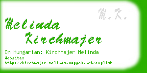 melinda kirchmajer business card